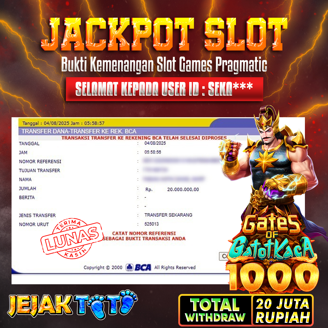 Bukti Jackpot