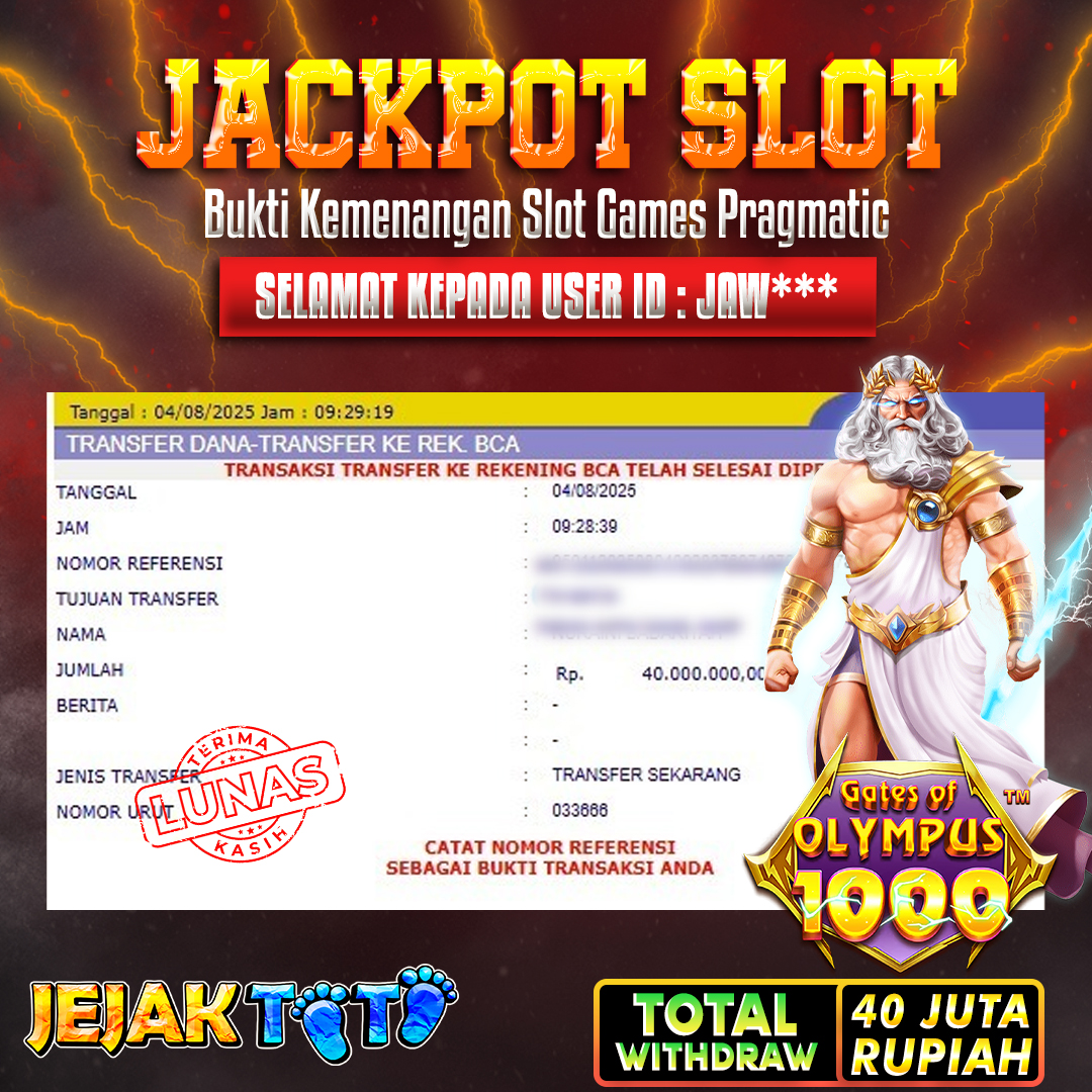 Bukti Jackpot