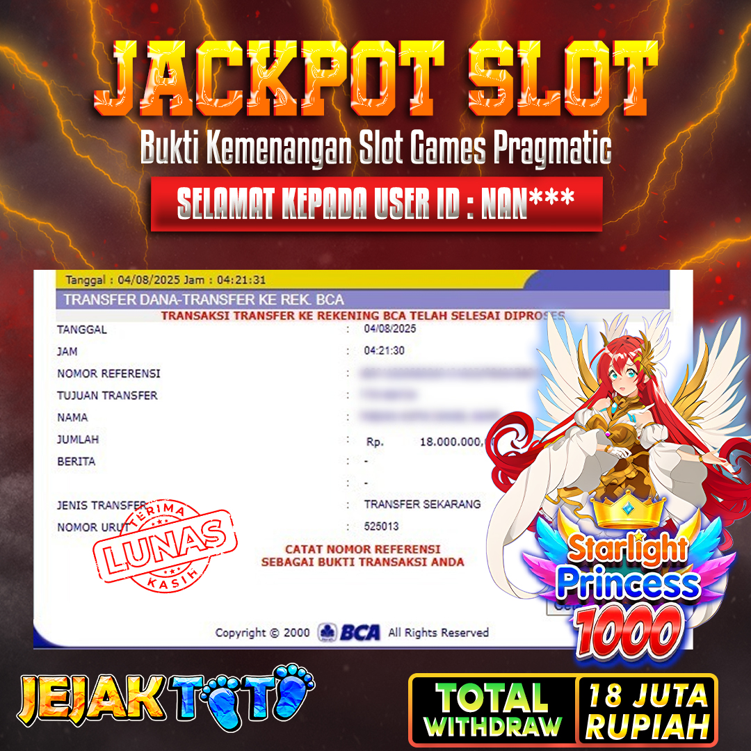 Bukti Jackpot