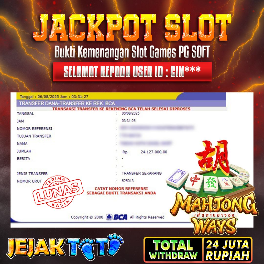 Bukti Jackpot