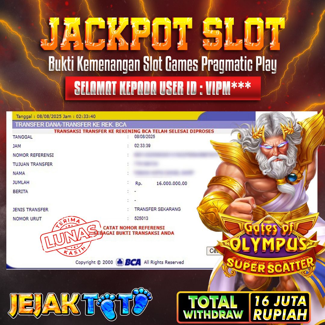 Bukti Jackpot