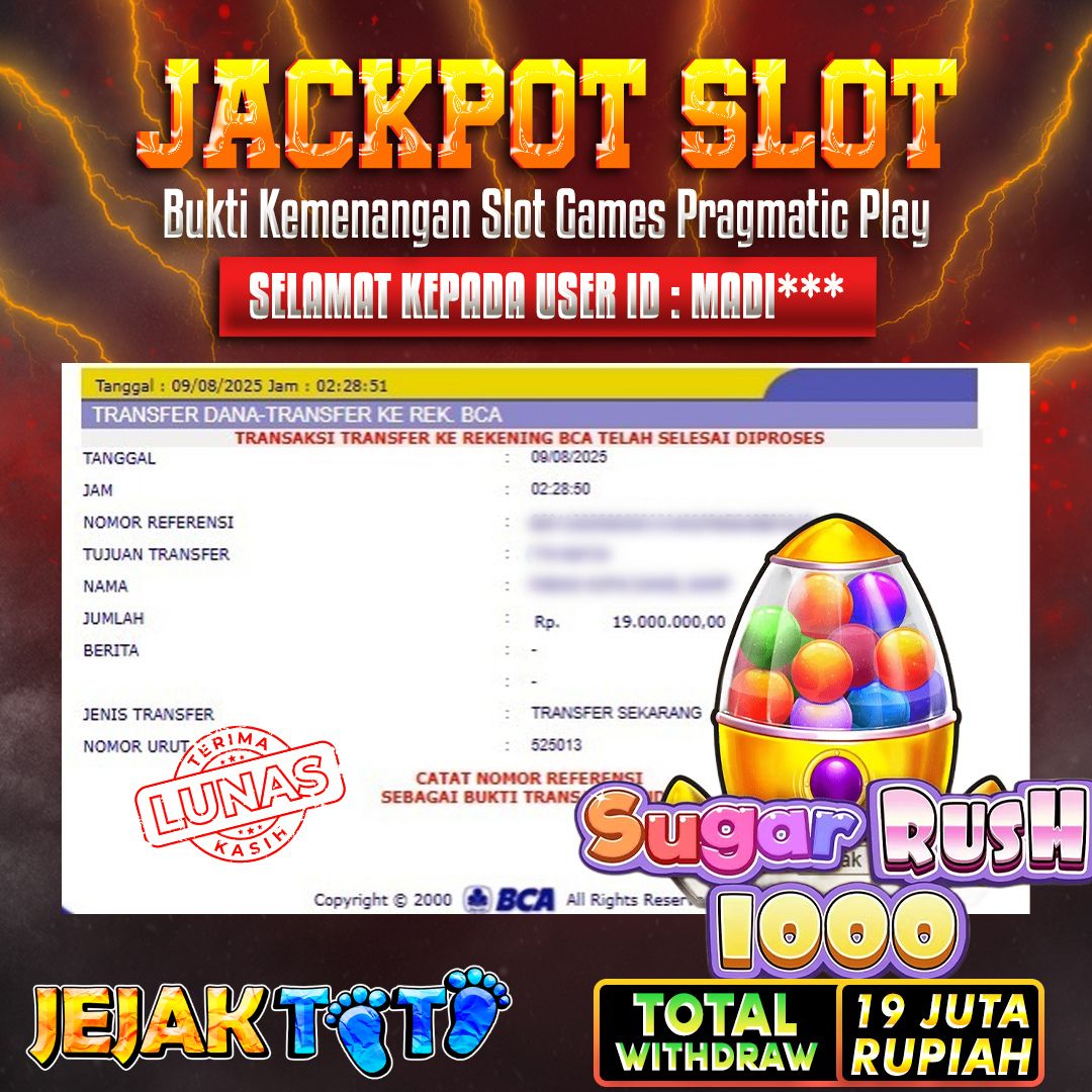 Bukti Jackpot