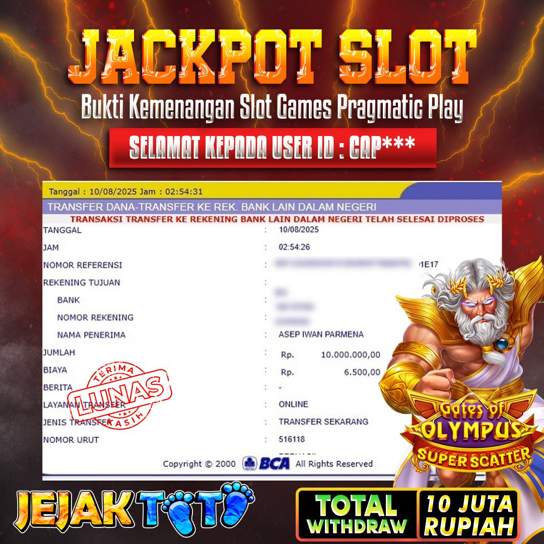 Bukti Jackpot