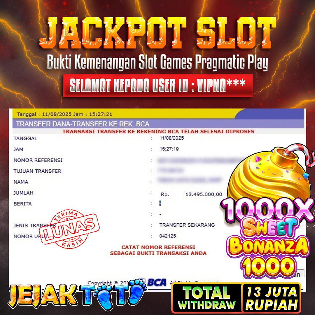 Bukti Jackpot