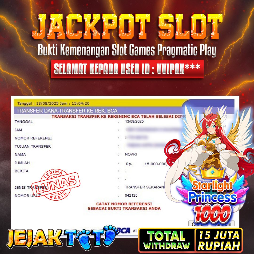 Bukti Jackpot