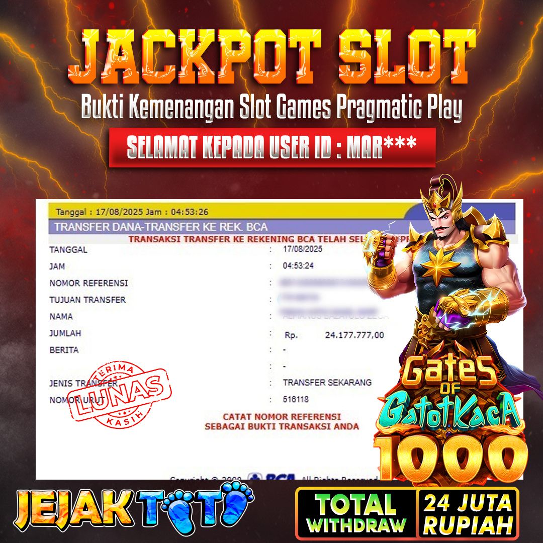 Bukti Jackpot