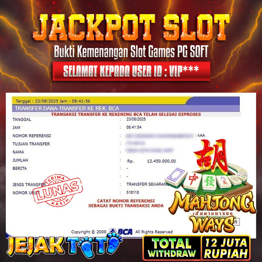 Bukti Jackpot