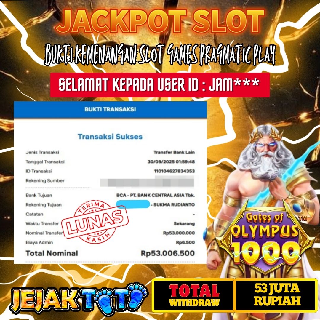 Bukti Jackpot