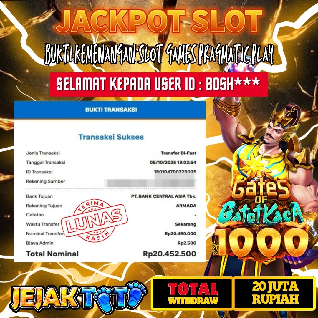 Bukti Jackpot