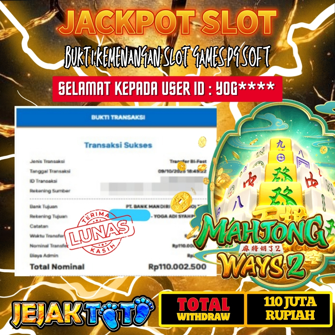 Bukti Jackpot