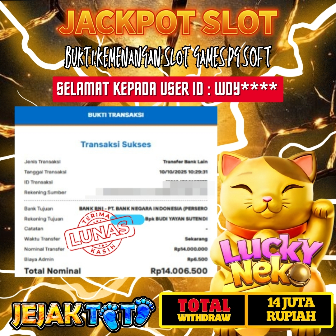 Bukti Jackpot